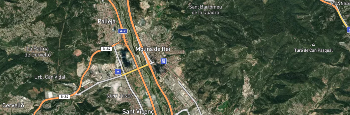 Urbanismo de Molins de Rei, Barcelona