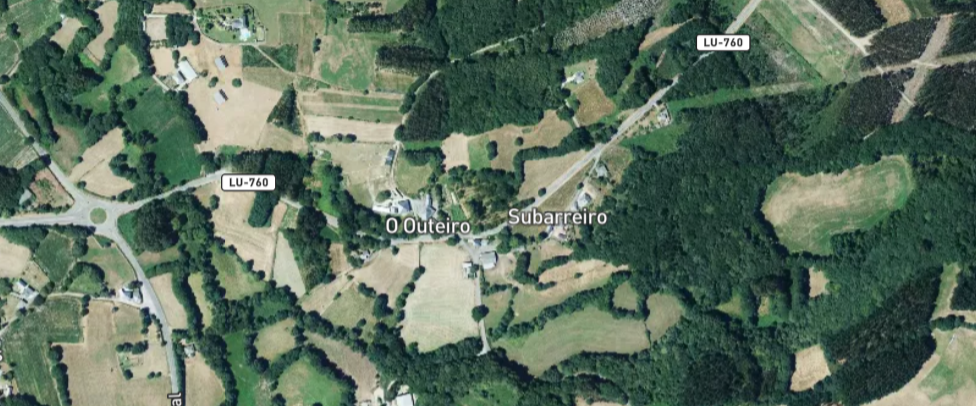 Delimitación de suelo de núcleo rural de Subarreiro, en el ayuntamiento de Pol