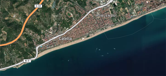 Calella, Barcelona.