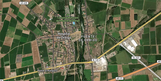 Hospital de Órbigo, León.
