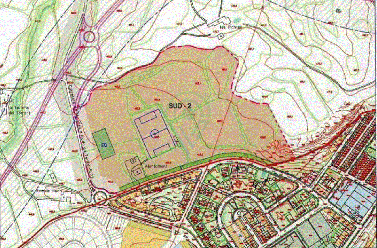 Subdivisión del ámbito SUD-2 de Les Masies de Roda, Barcelona