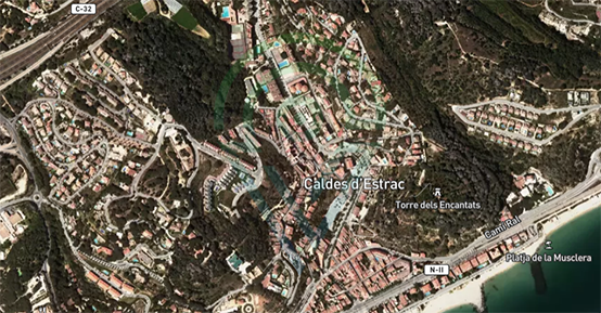 Caldes d'Estrac, Barcelona.