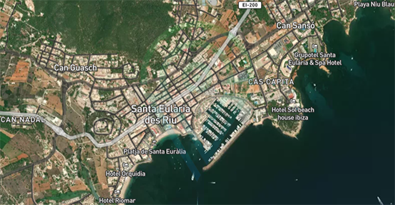 Santa Eulária des Riu, Baleares.