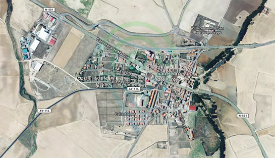 Urbanismo de San Pedro del Arroyo, Ávila VisualUrb