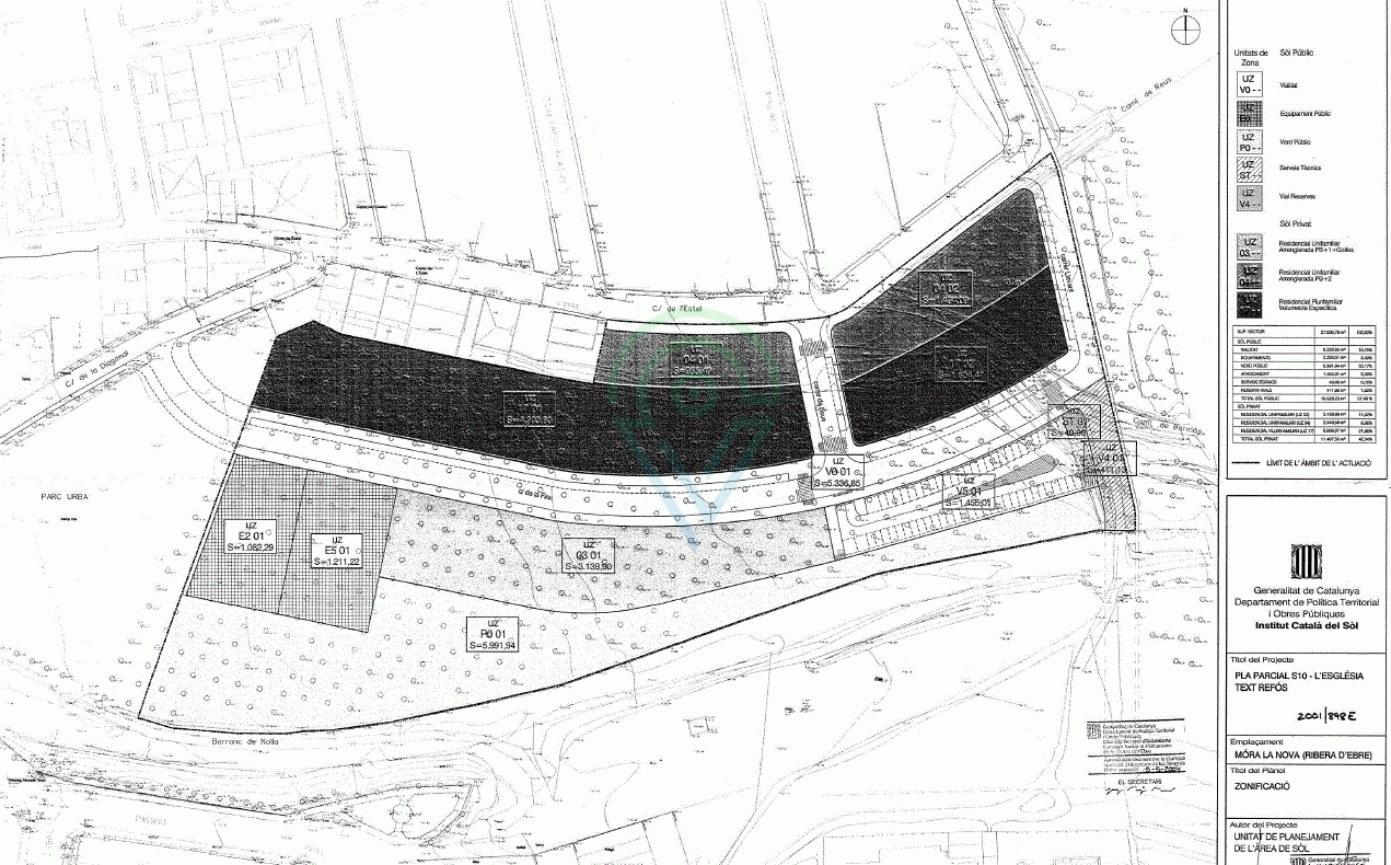 Modificación del Plan Parcial del Ámbito S-10 de Móra la Nova, Tarragona
