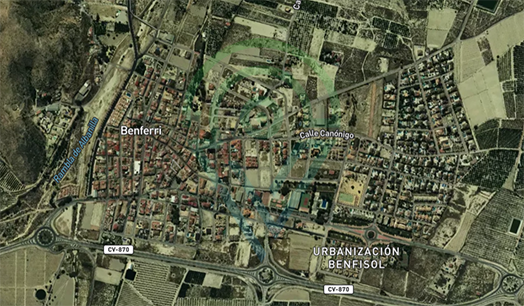 Urbanismo de Benferri, Alicante VisualUrb