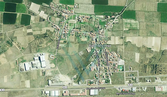 Riego de la Vega, León.