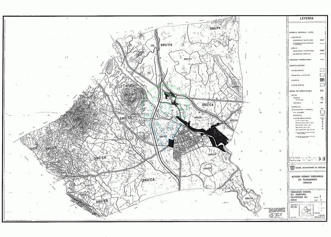 Modificación nº5 de las Normas Subsidiarias de Novelda, Alicante